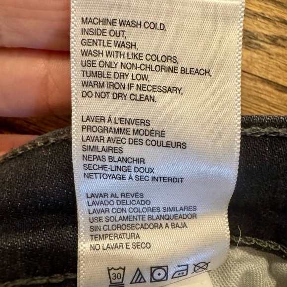 Current/Elliott EUC 26 The Boulevard Crop Bootcut Jean in “Graphite” - Picture 6 of 8